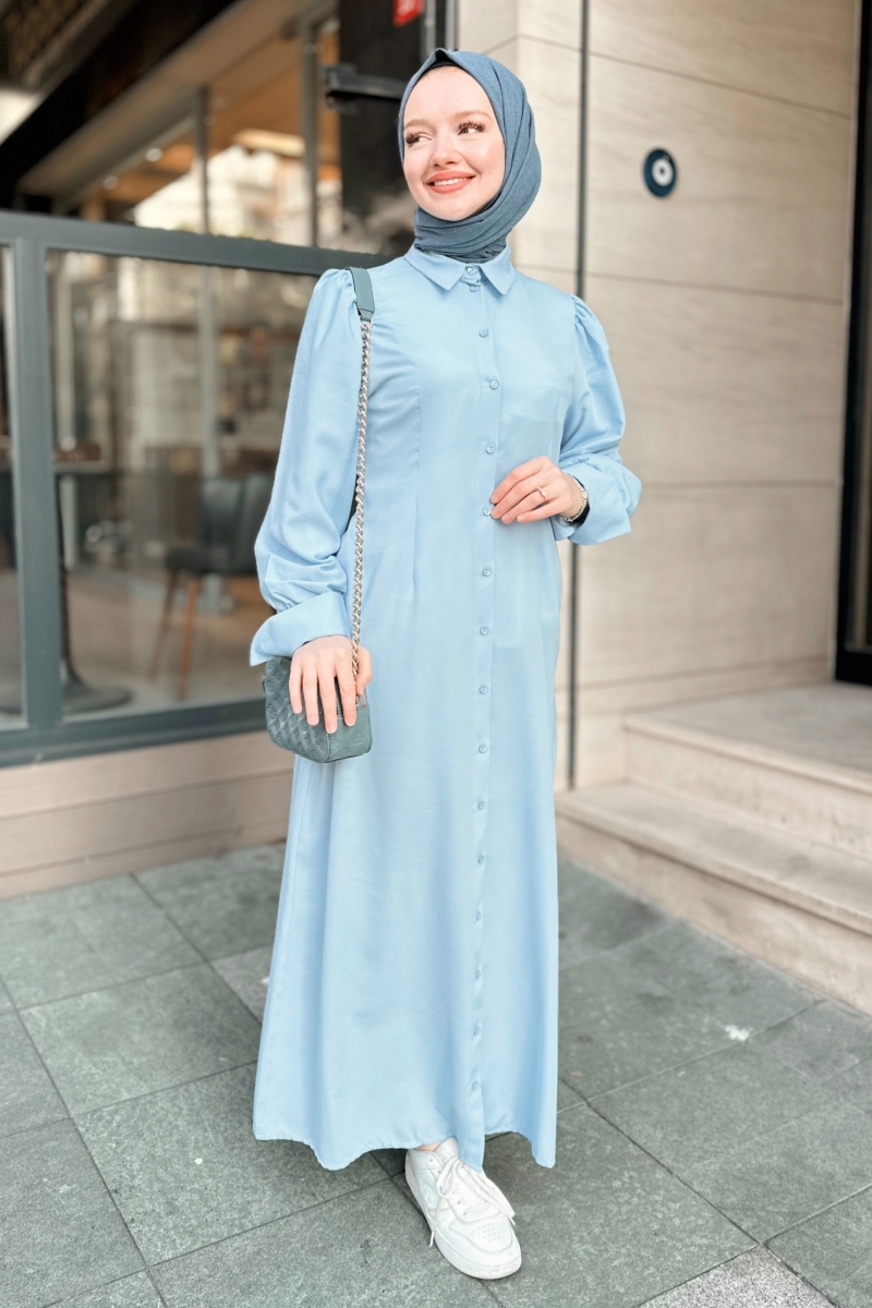 Belur Turkuaz Elbise