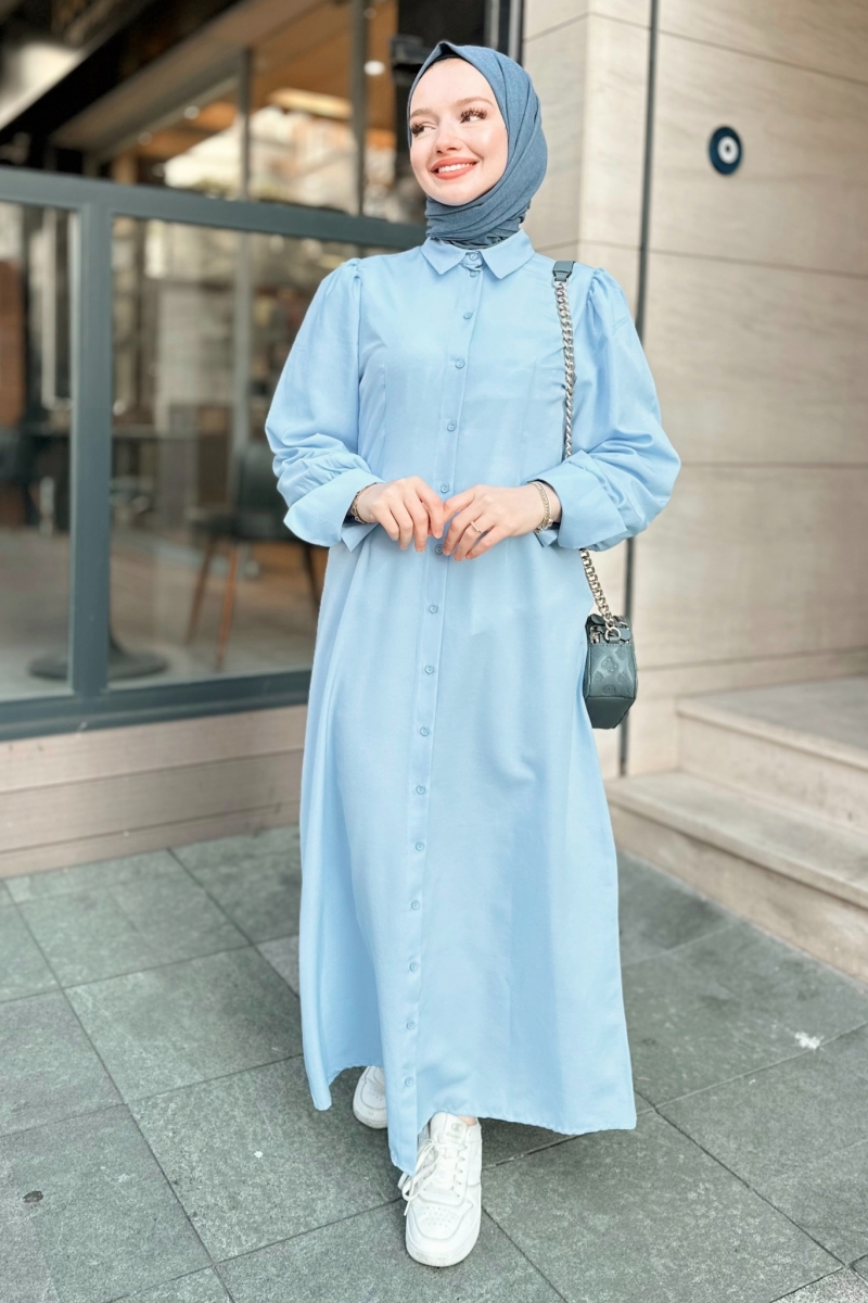 Belur Turkuaz Elbise