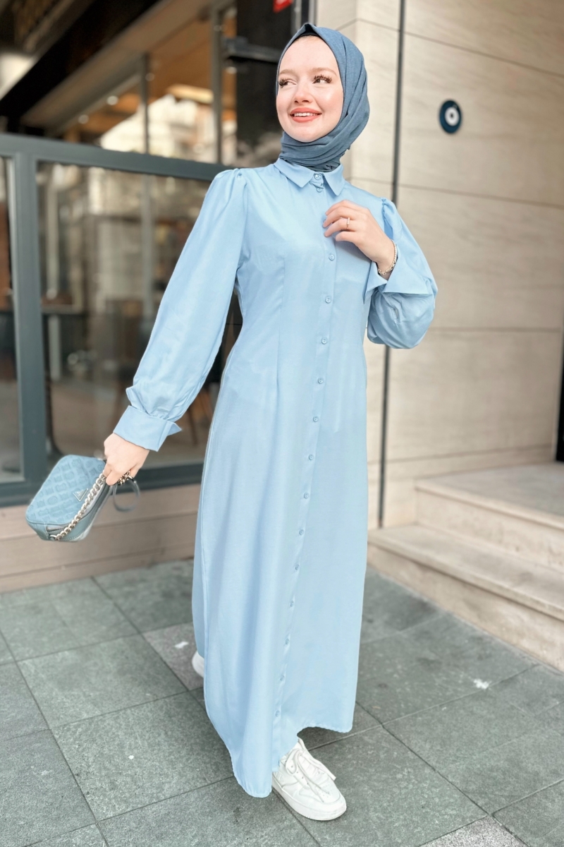 Belur Turkuaz Elbise