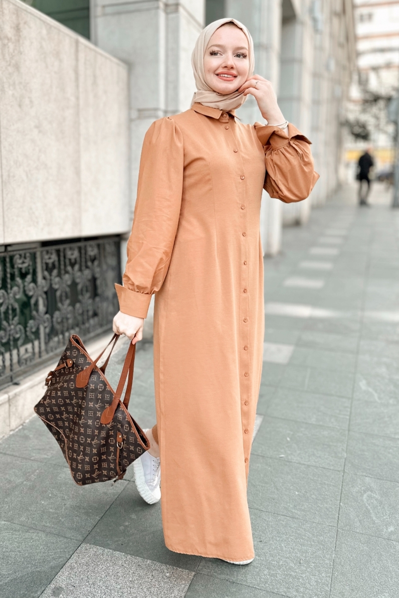 Belur Camel Elbise