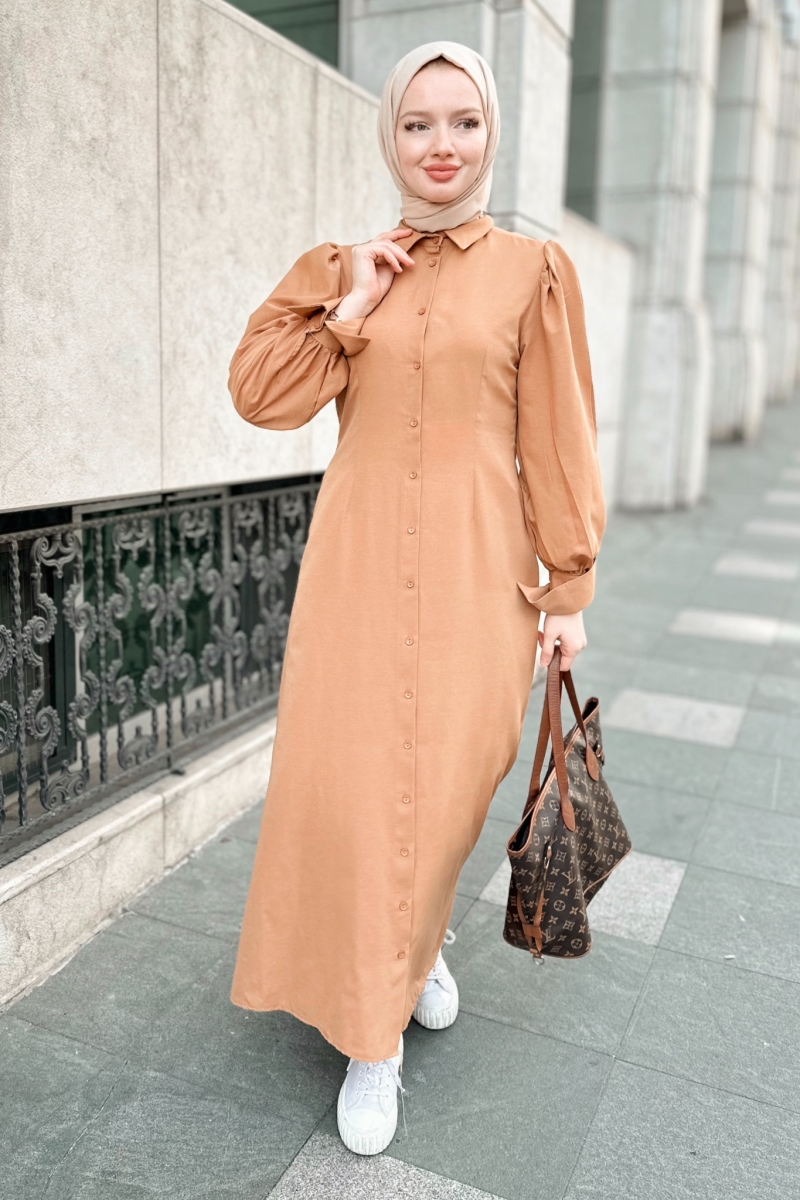 Belur Camel Elbise