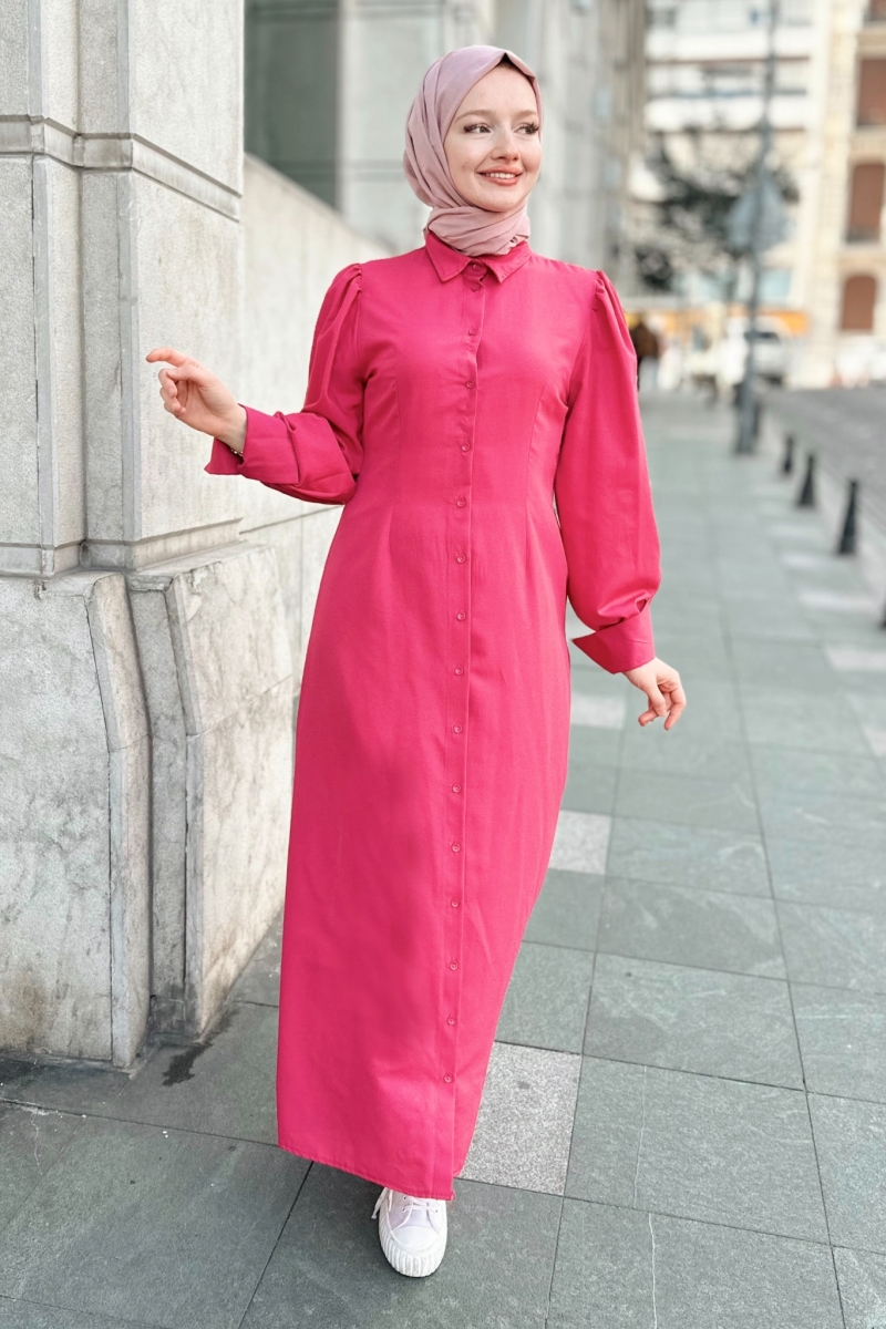 Belur Pembe Elbise