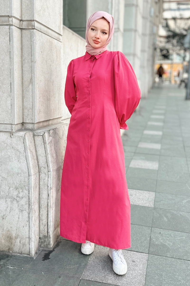 Belur Pembe Elbise