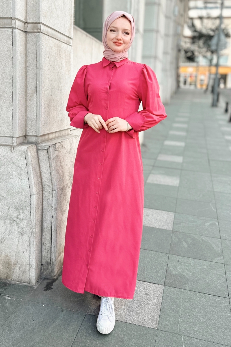 Belur Pembe Elbise