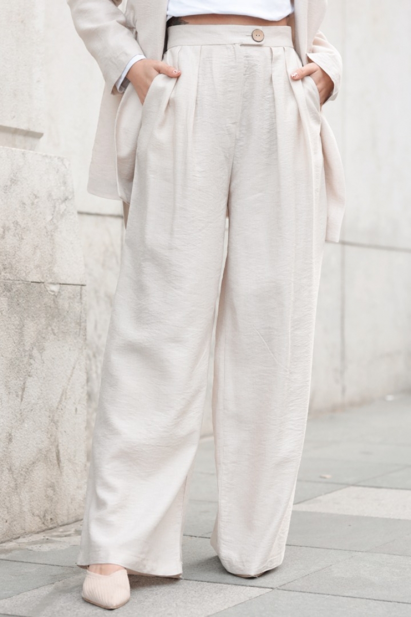 Bentale Krem Pantolon