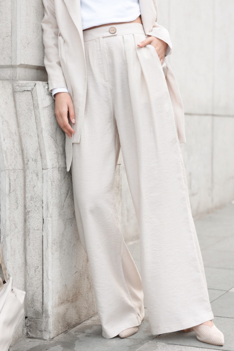 Bentale Krem Pantolon