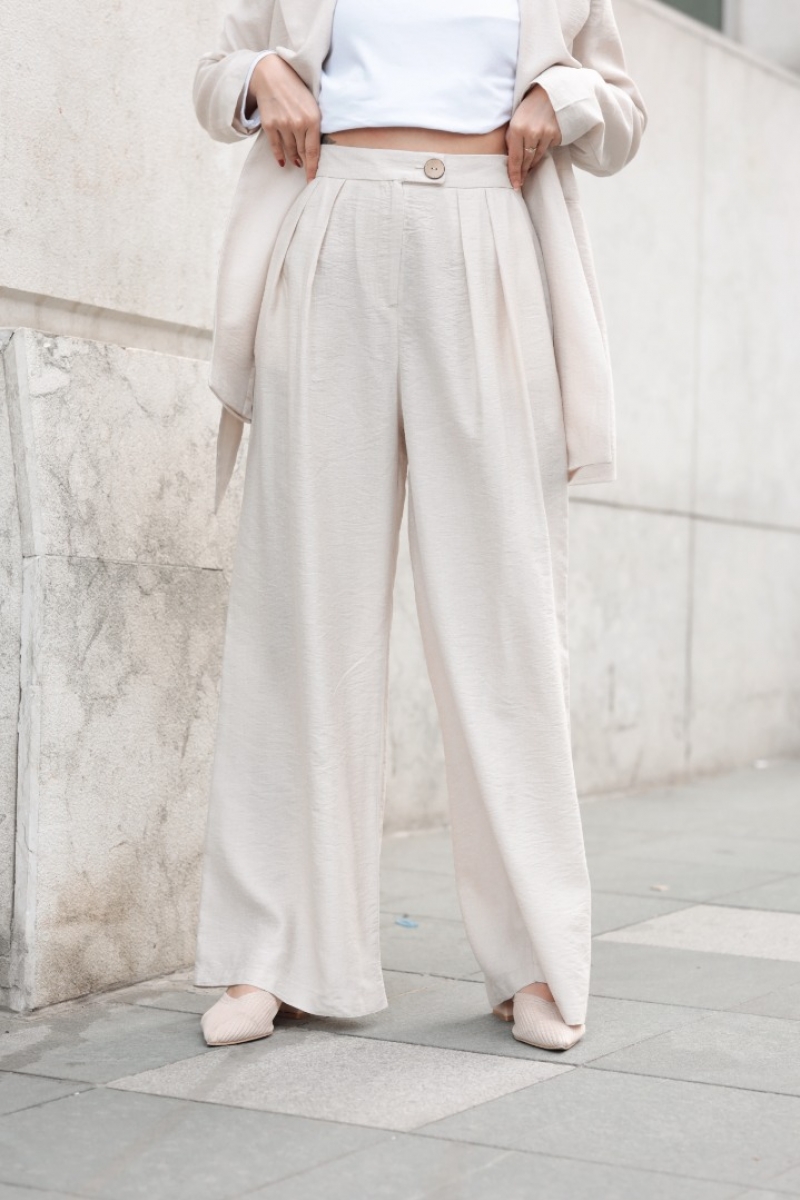 Bentale Krem Pantolon