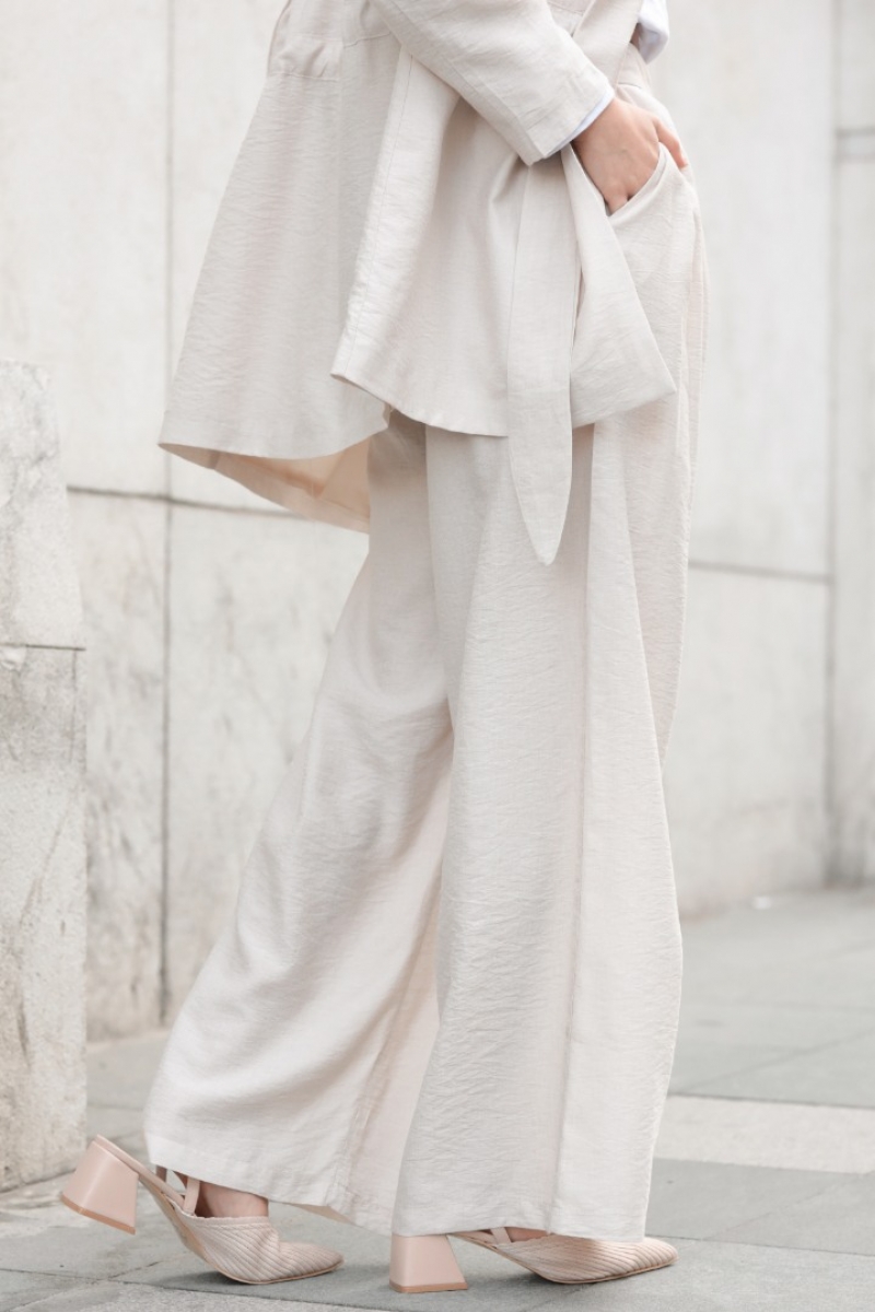 Bentale Krem Pantolon