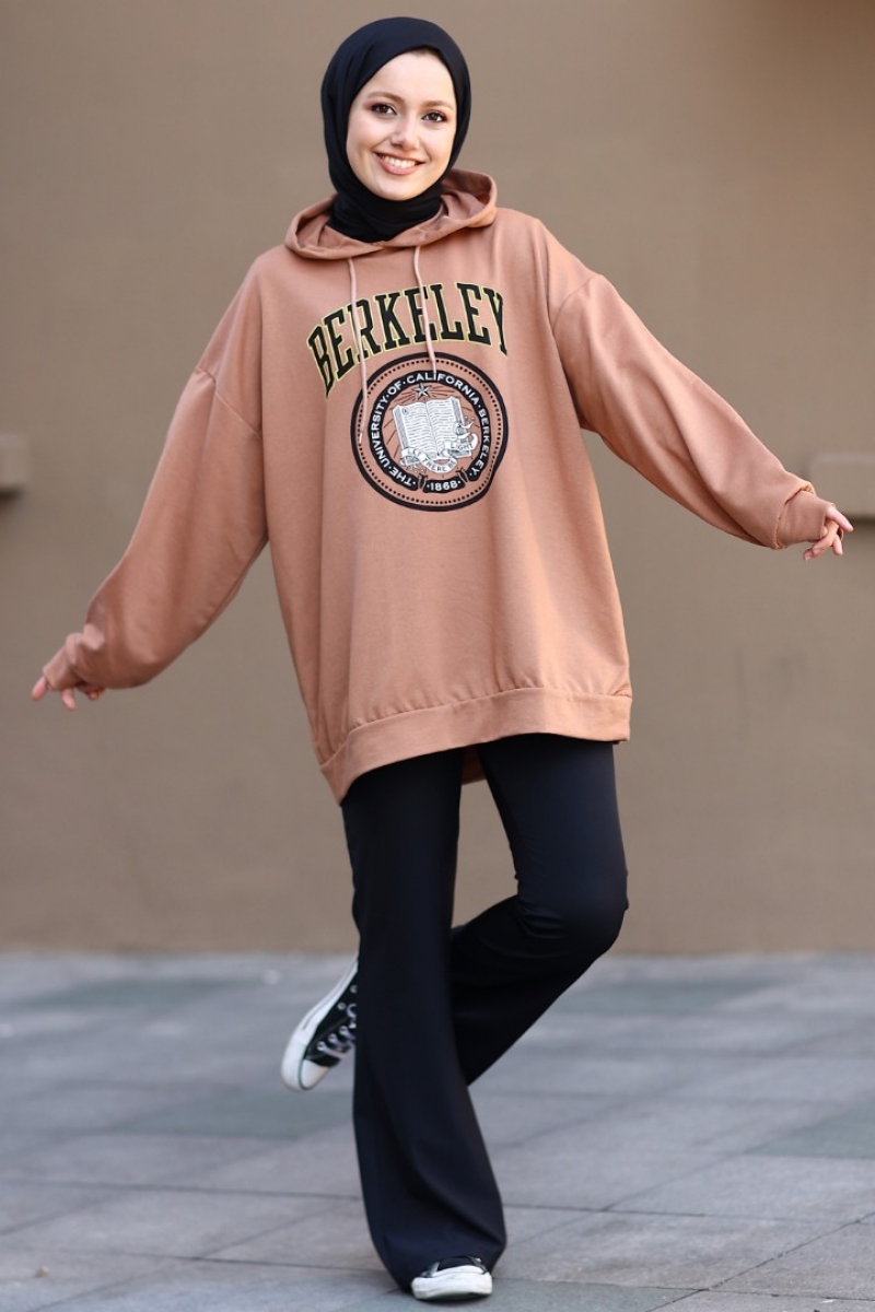 Berkeley Camel Kapüşonlu Sweat