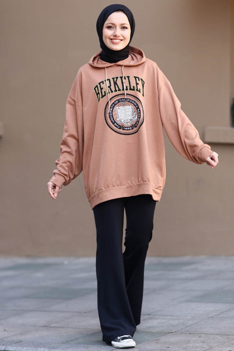 Berkeley Camel Kapüşonlu Sweat