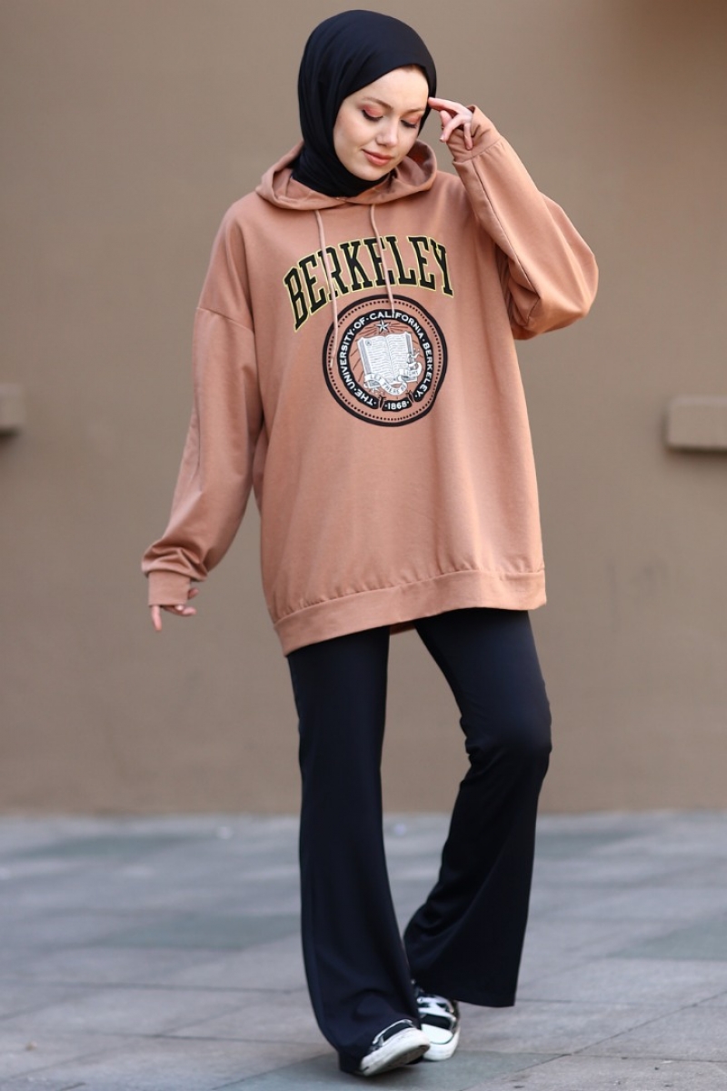 Berkeley Camel Kapüşonlu Sweat