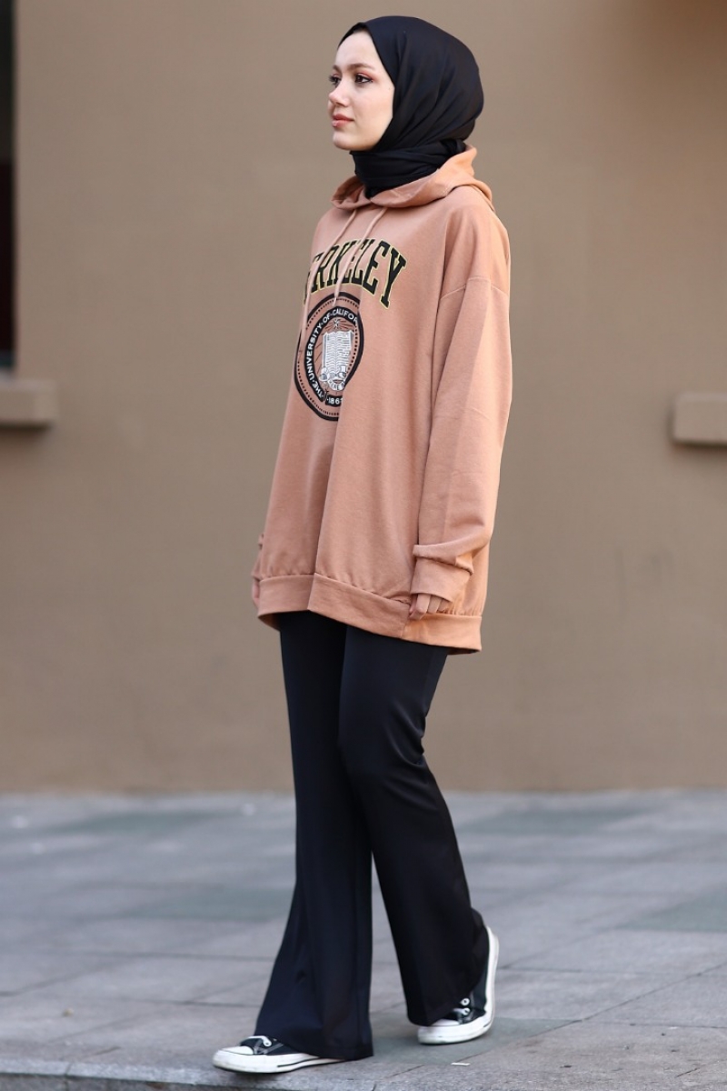 Berkeley Camel Kapüşonlu Sweat