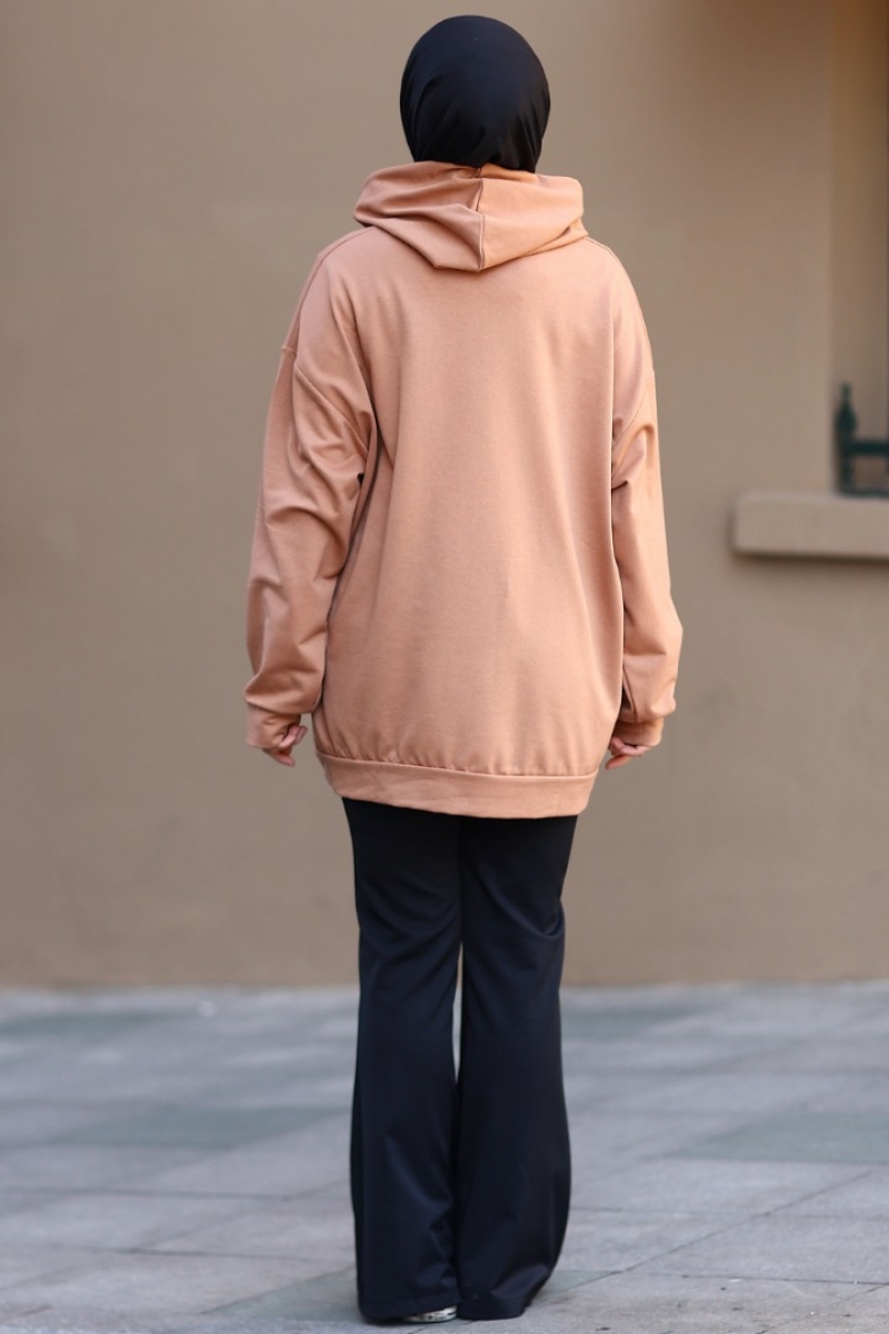 Berkeley Camel Kapüşonlu Sweat