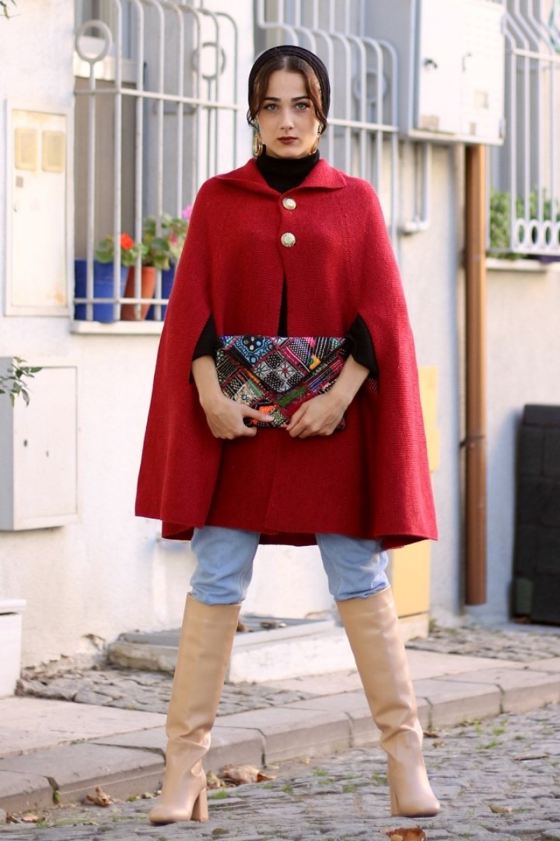 Berlingo Kırmızı Panço