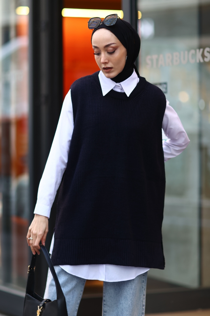 Bevis Siyah Süveter