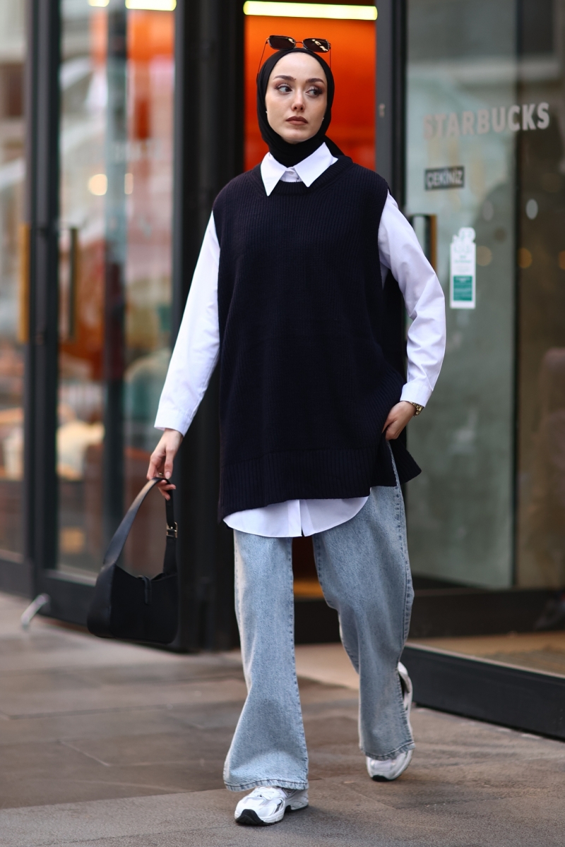 Bevis Siyah Süveter