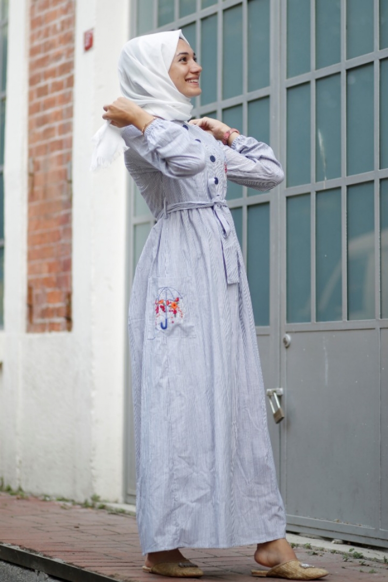 Biceycle Mavi Elbise