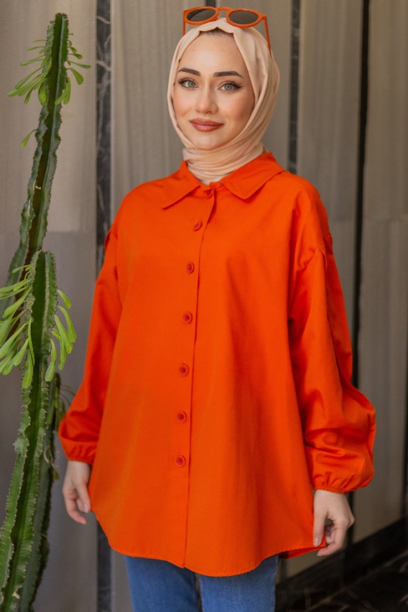 Biena Turuncu Tunik