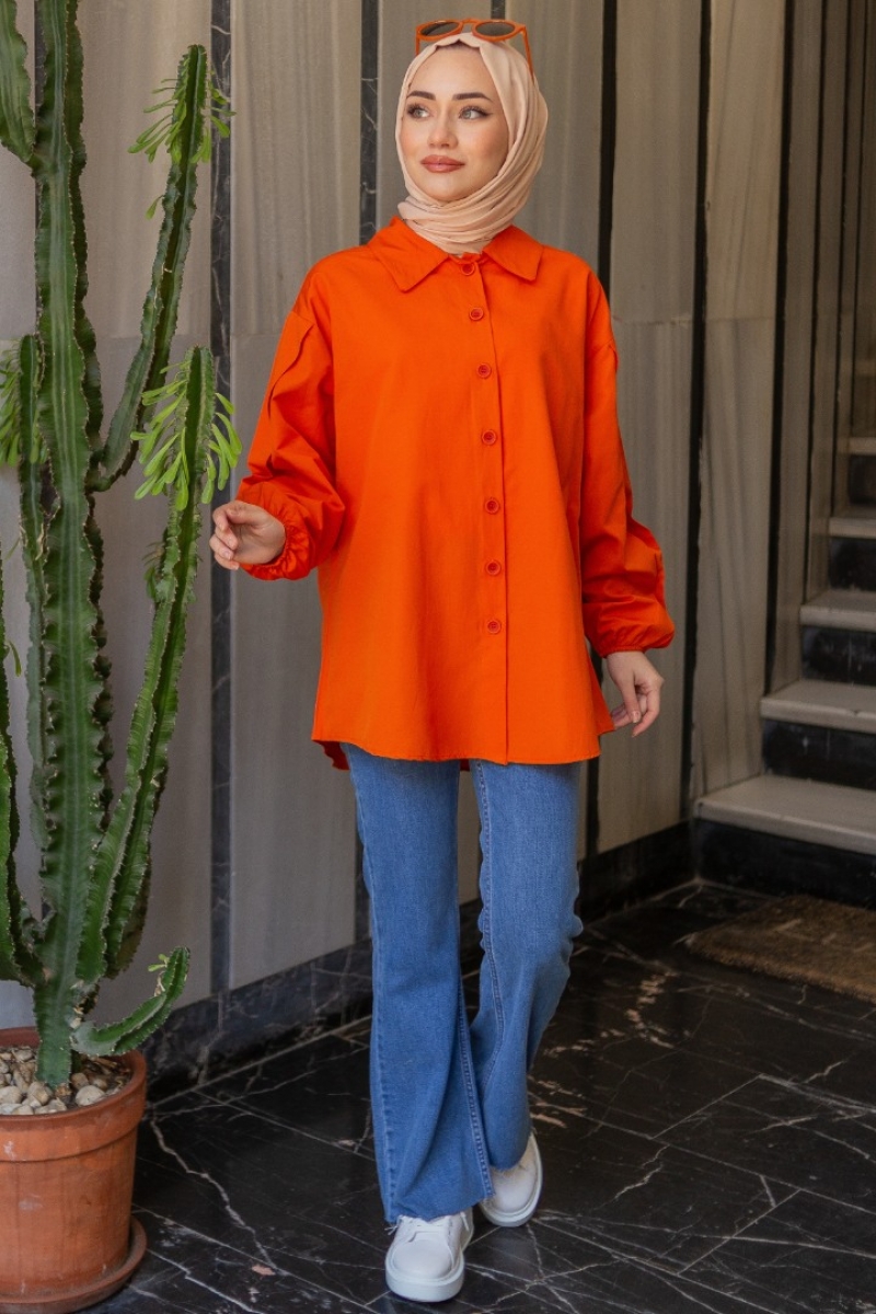Biena Turuncu Tunik