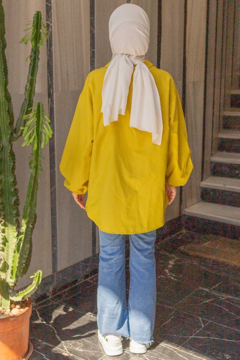 Biena Yağ Yeşili Tunik