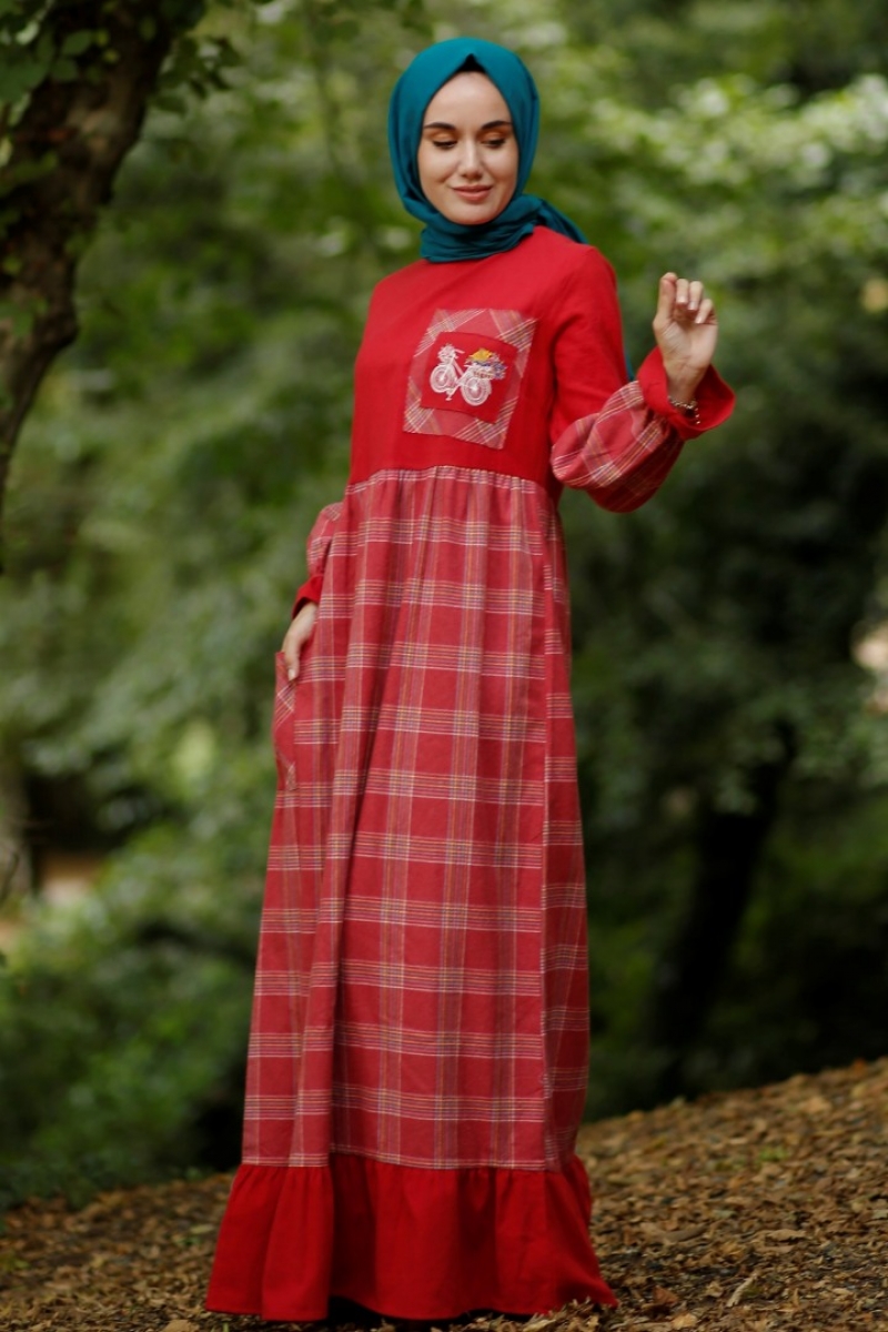 Birte Kırmızı Elbise