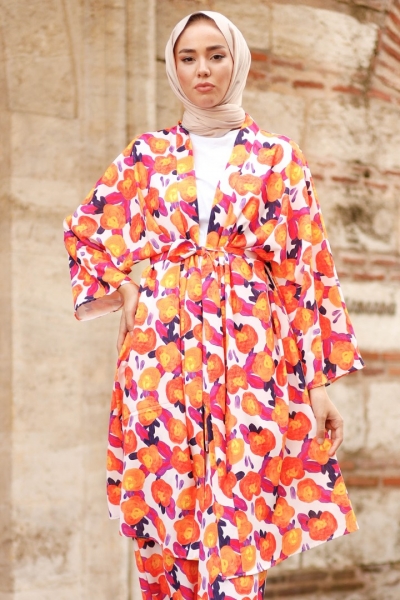 Bonart Beyaz Kimono