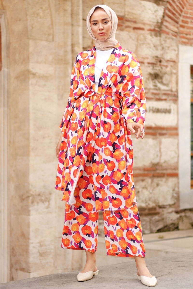 Bonart Beyaz Kimono
