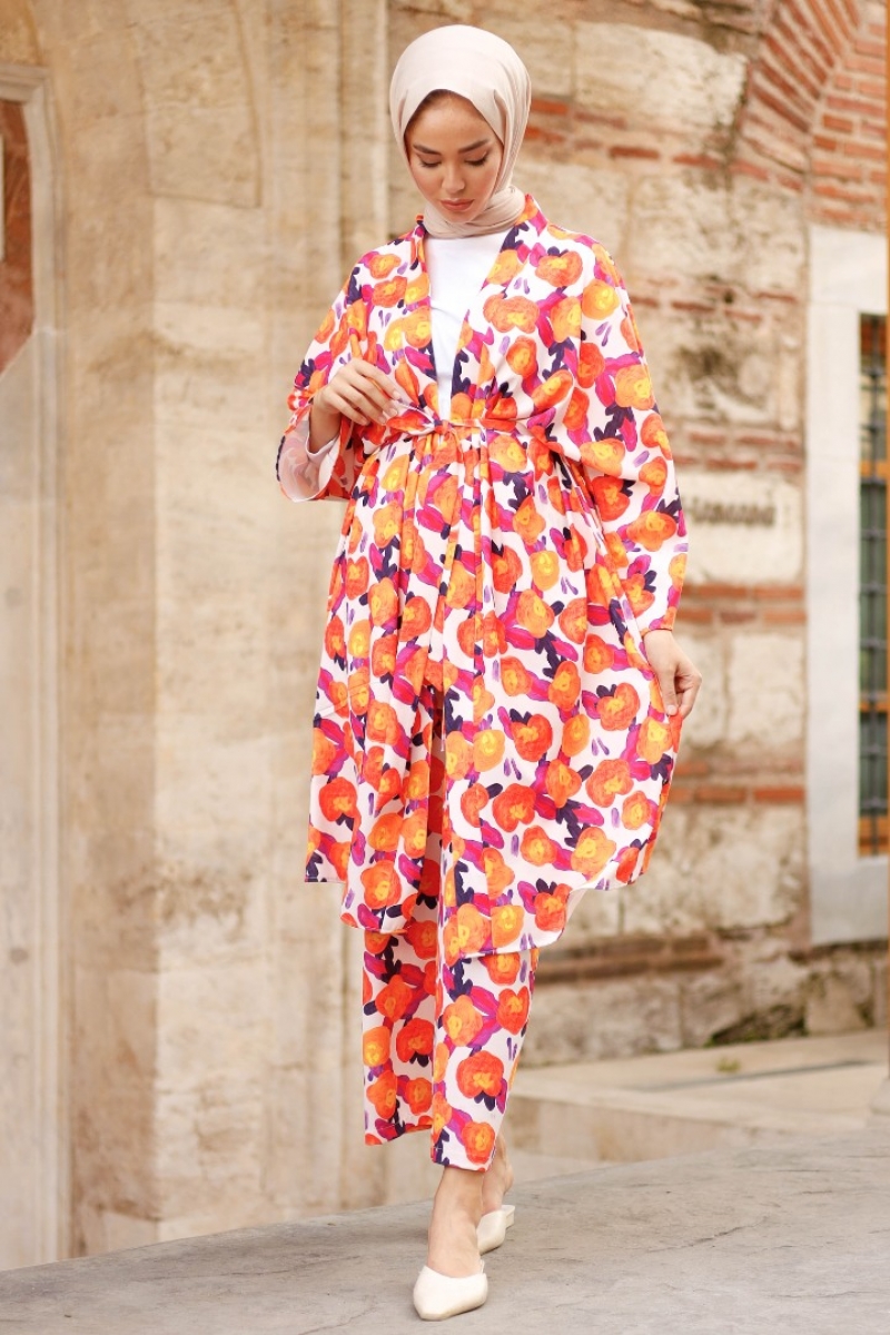 Bonart Beyaz Kimono