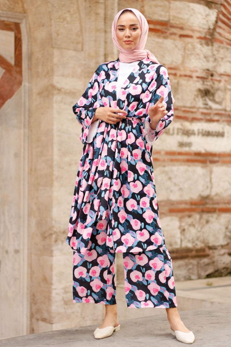 Bonart Siyah Kimono