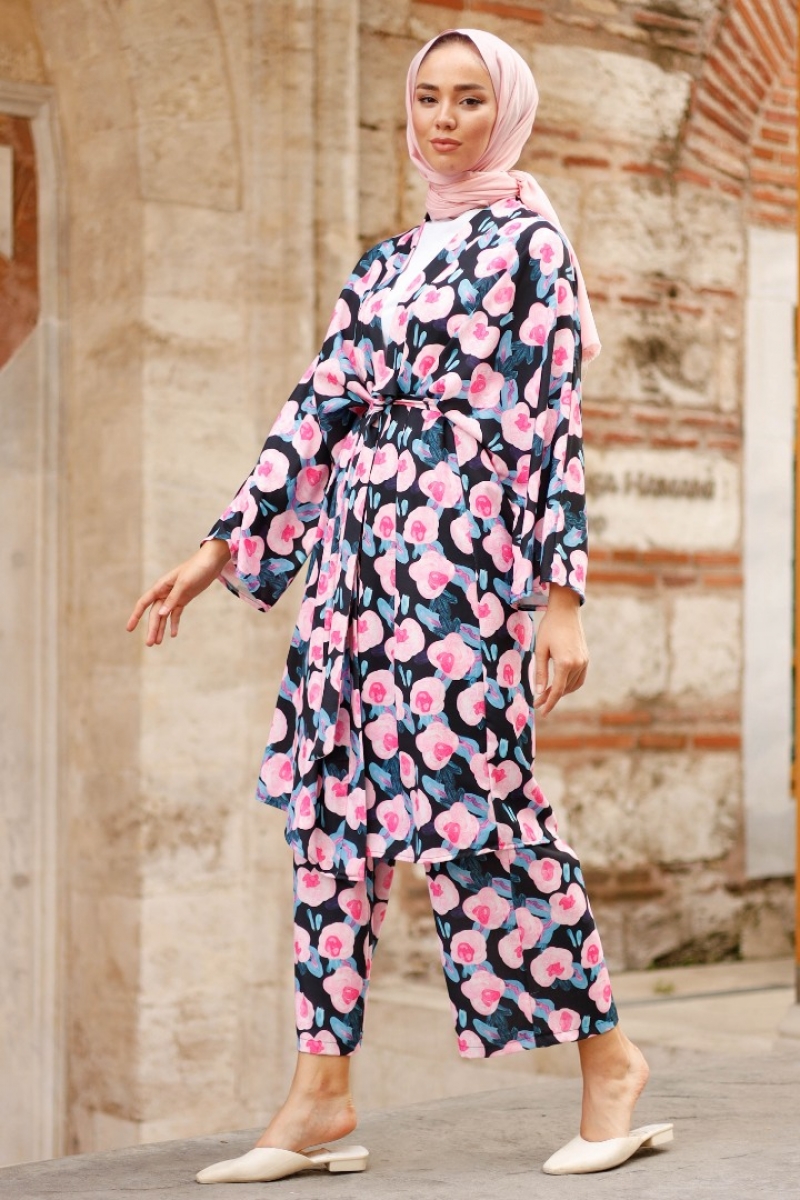 Bonart Siyah Kimono