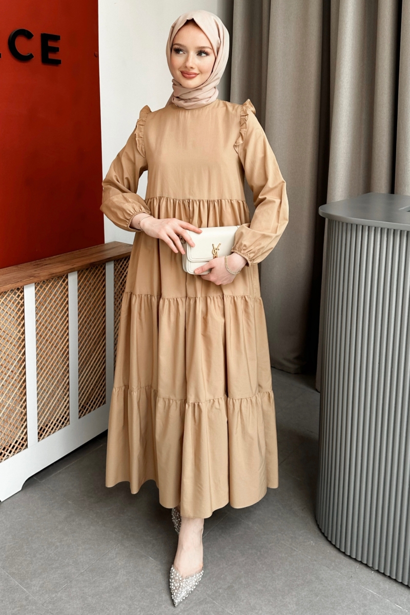 Bondia Camel Elbise