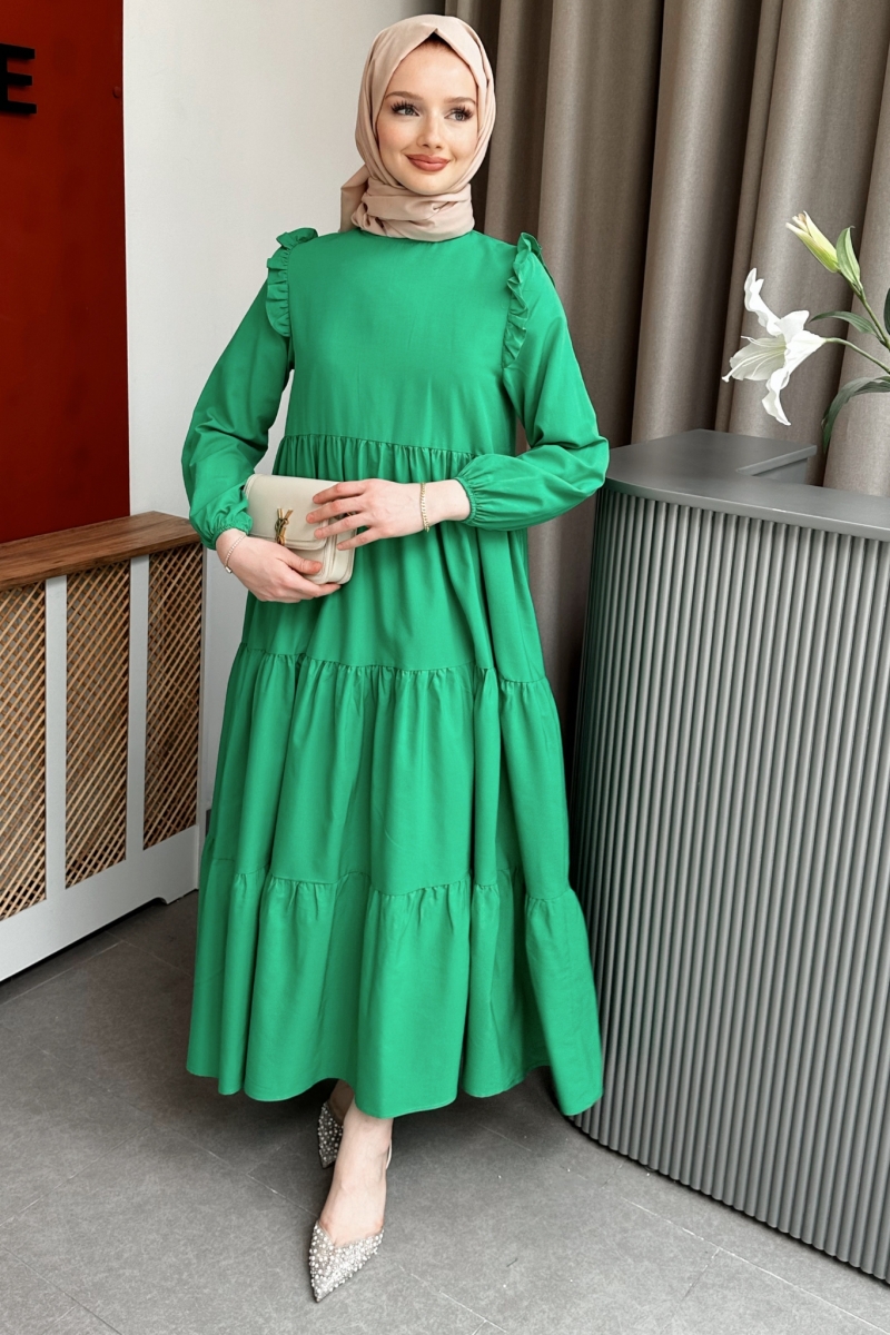 Bondia Yeşil Elbise