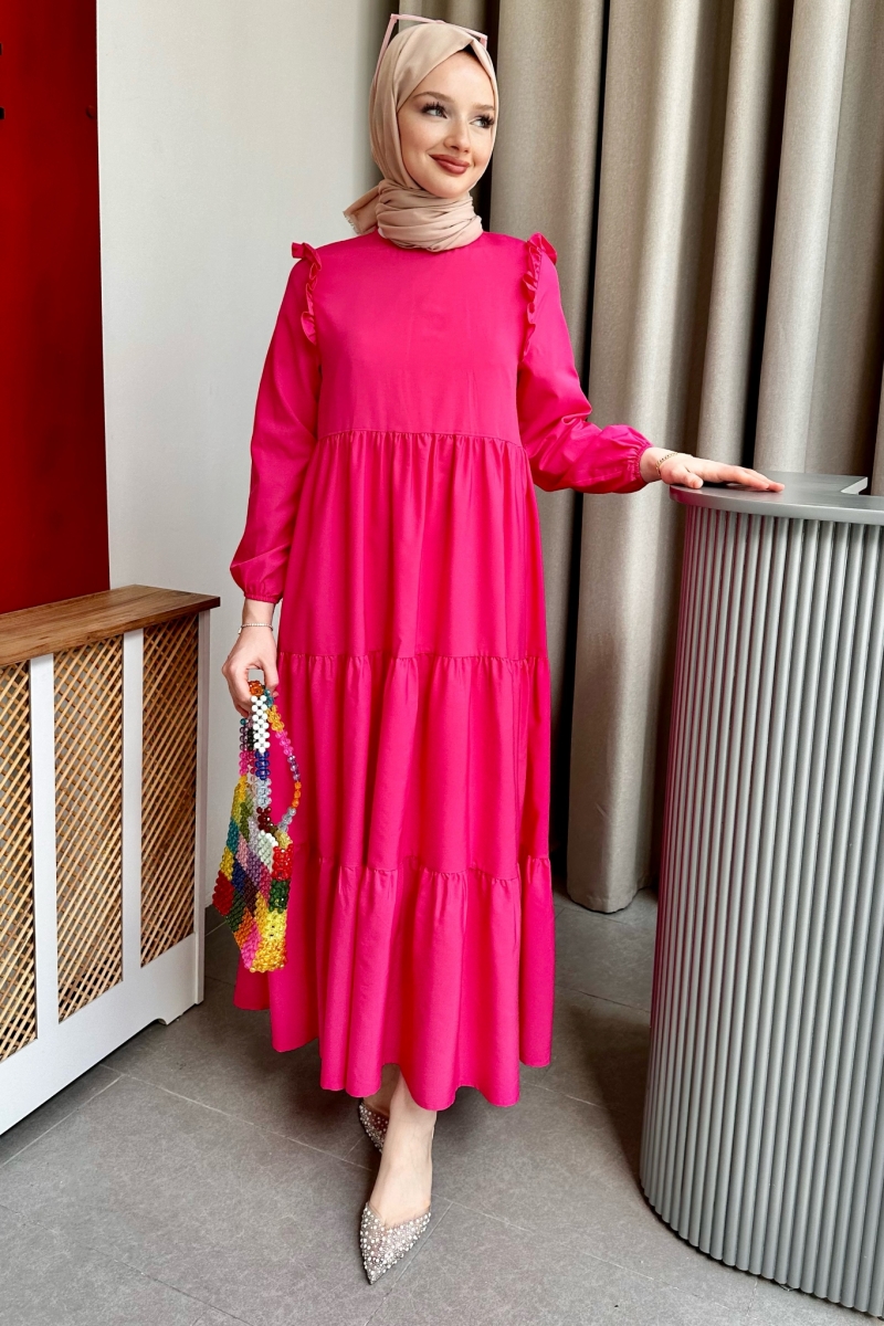 Bondia Pembe Elbise