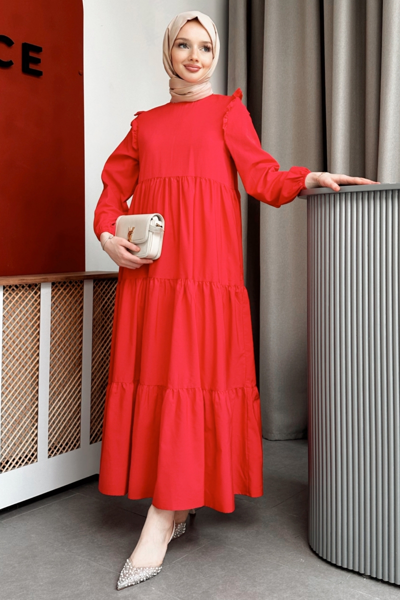 Bondia Kırmızı Elbise