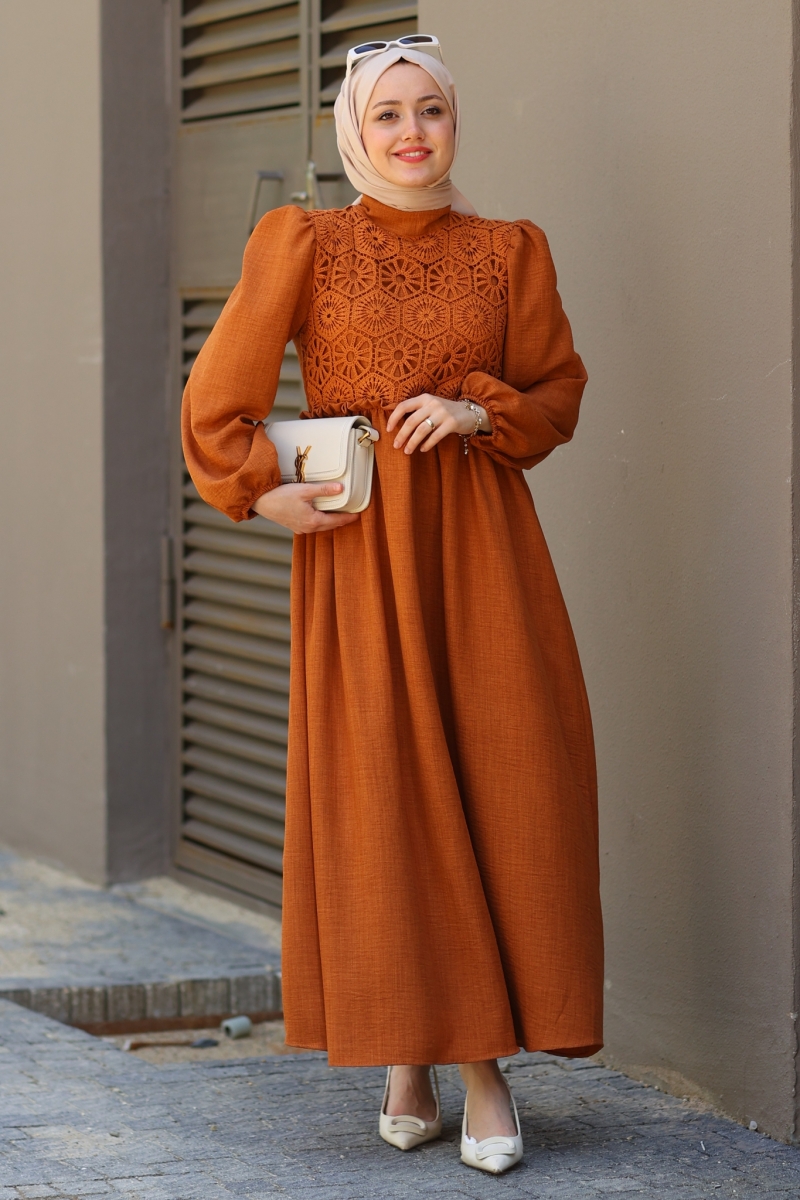 Bonita Kiremit Elbise