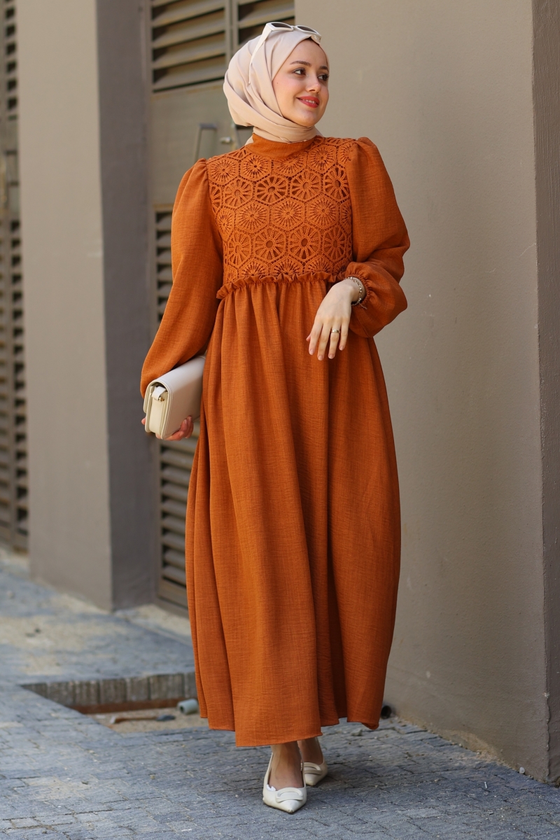 Bonita Kiremit Elbise