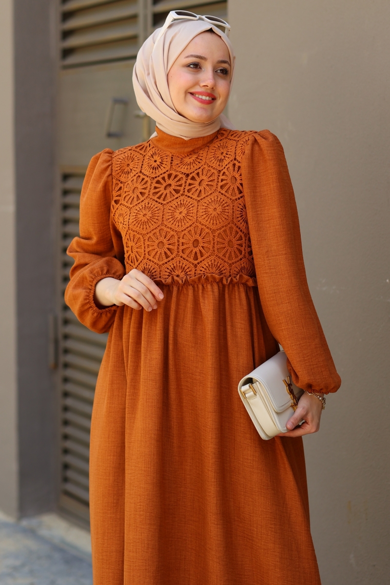 Bonita Kiremit Elbise