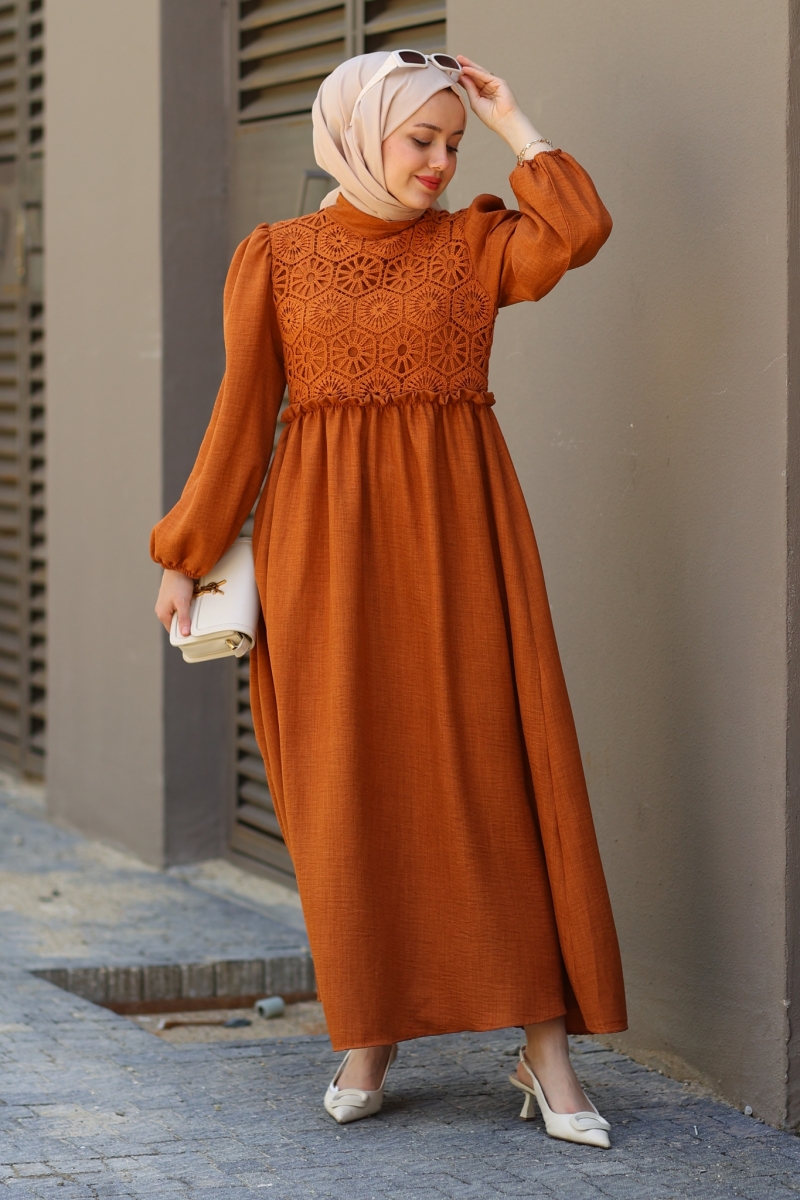 Bonita Kiremit Elbise