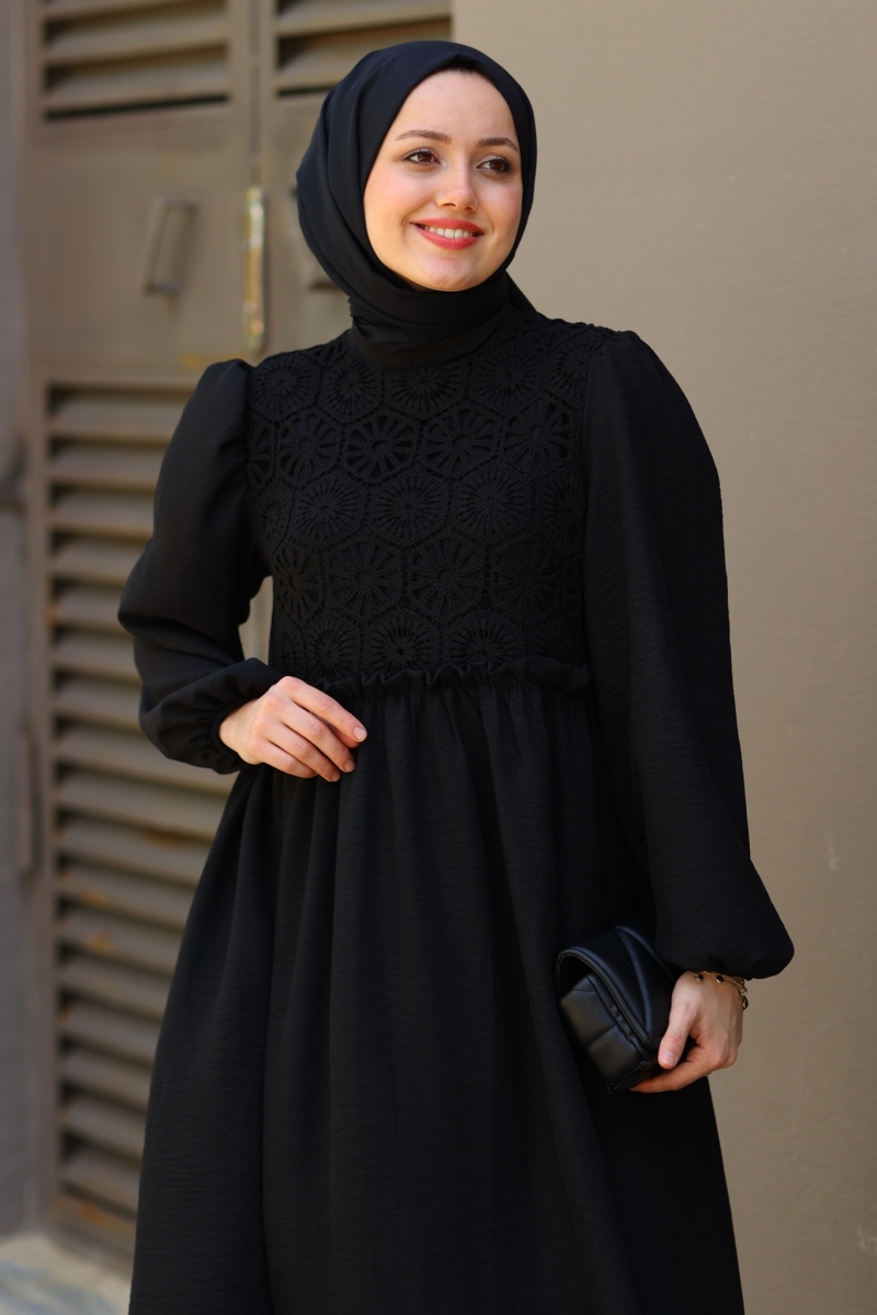 Bonita Siyah Elbise