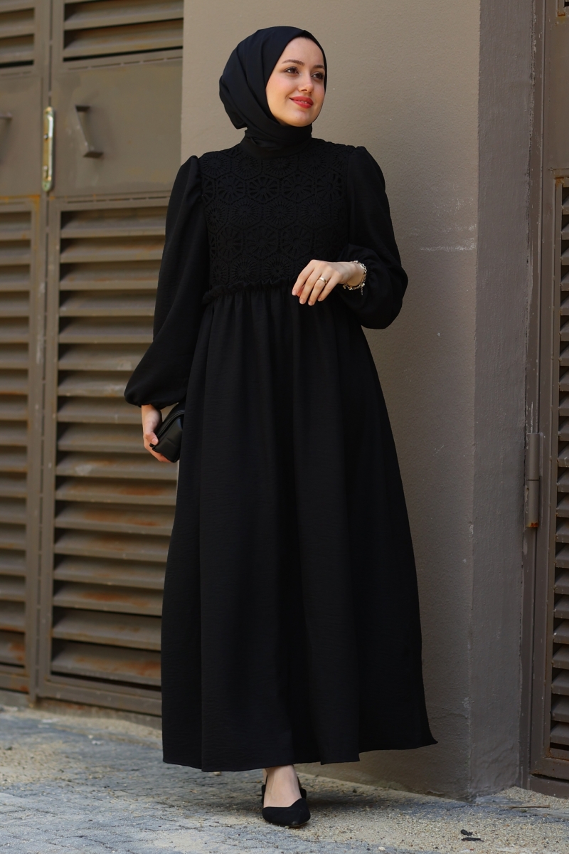 Bonita Siyah Elbise