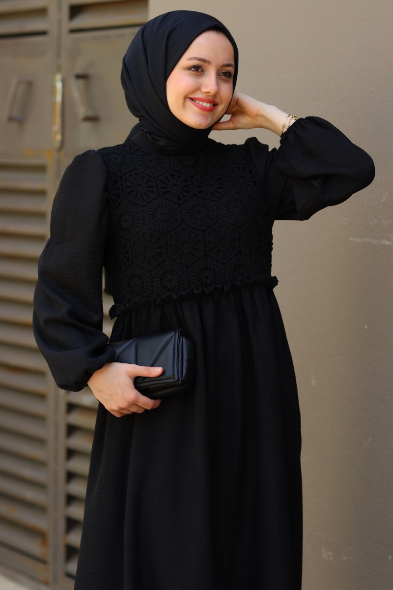 Bonita Siyah Elbise