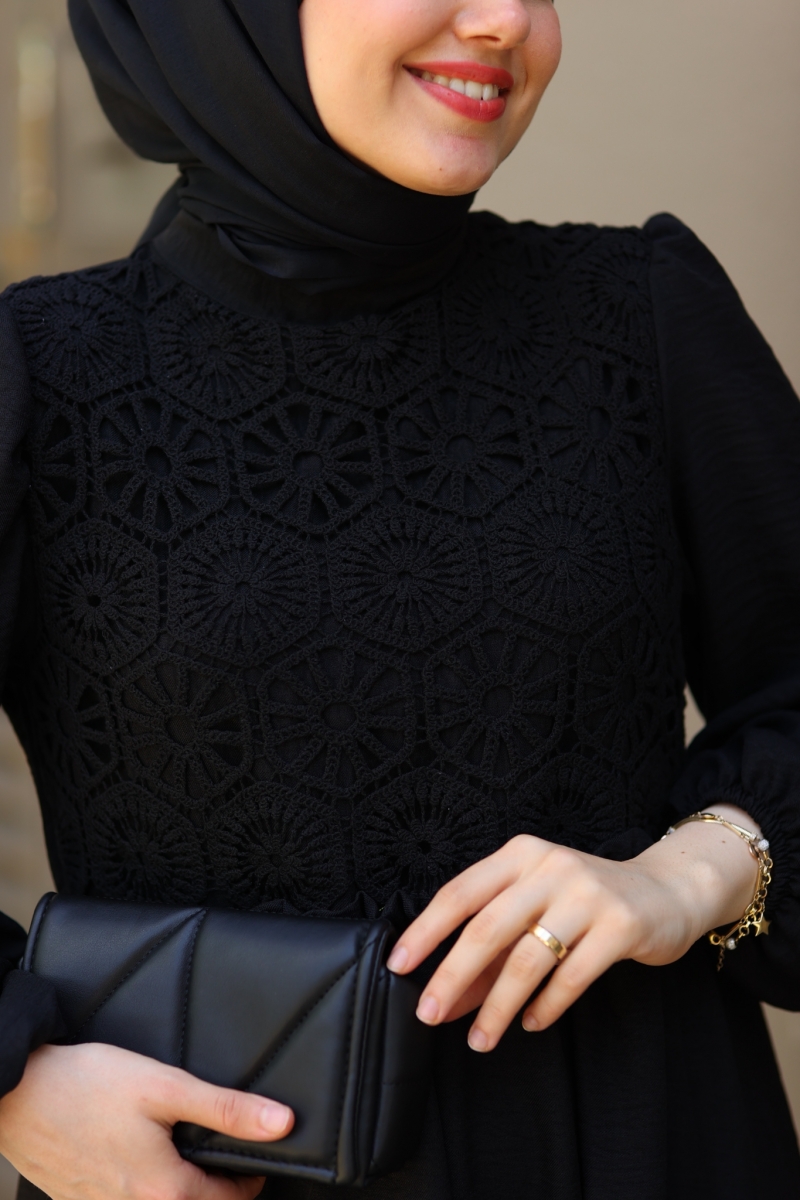 Bonita Siyah Elbise