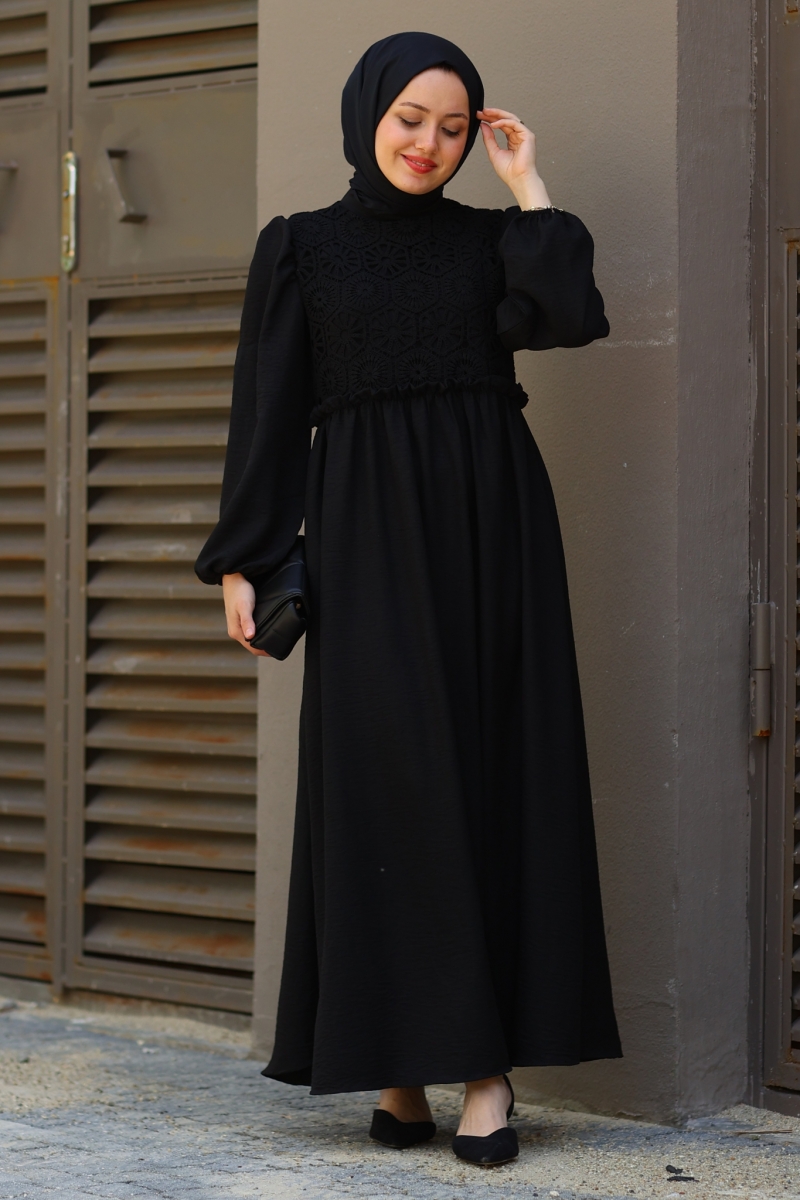 Bonita Siyah Elbise