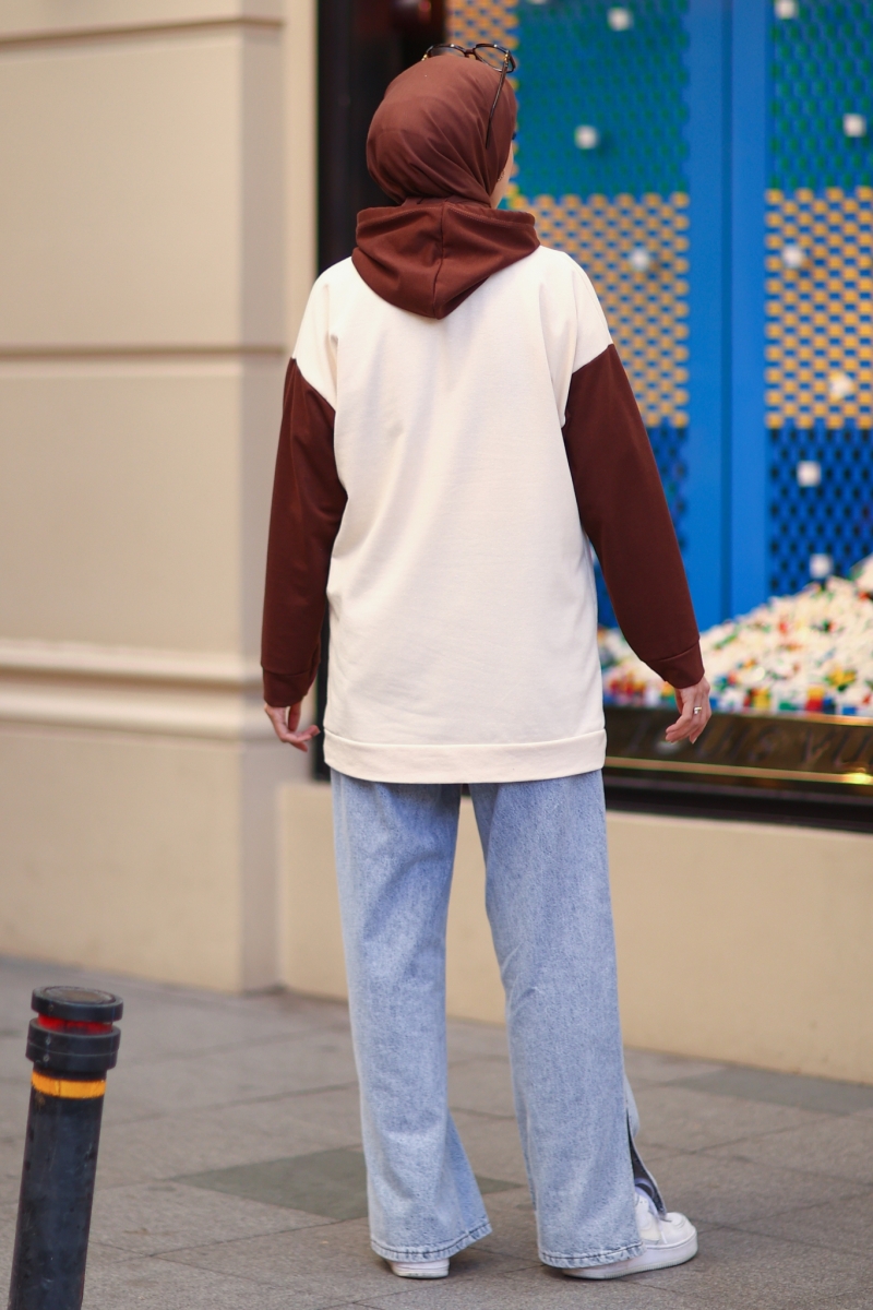 Boston Kahverengi Sweat