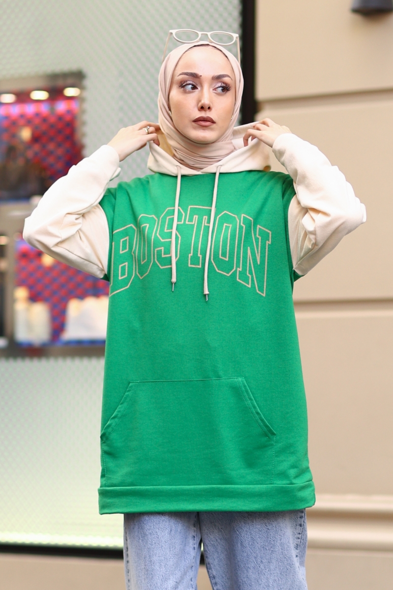 Boston Yeşil Sweat