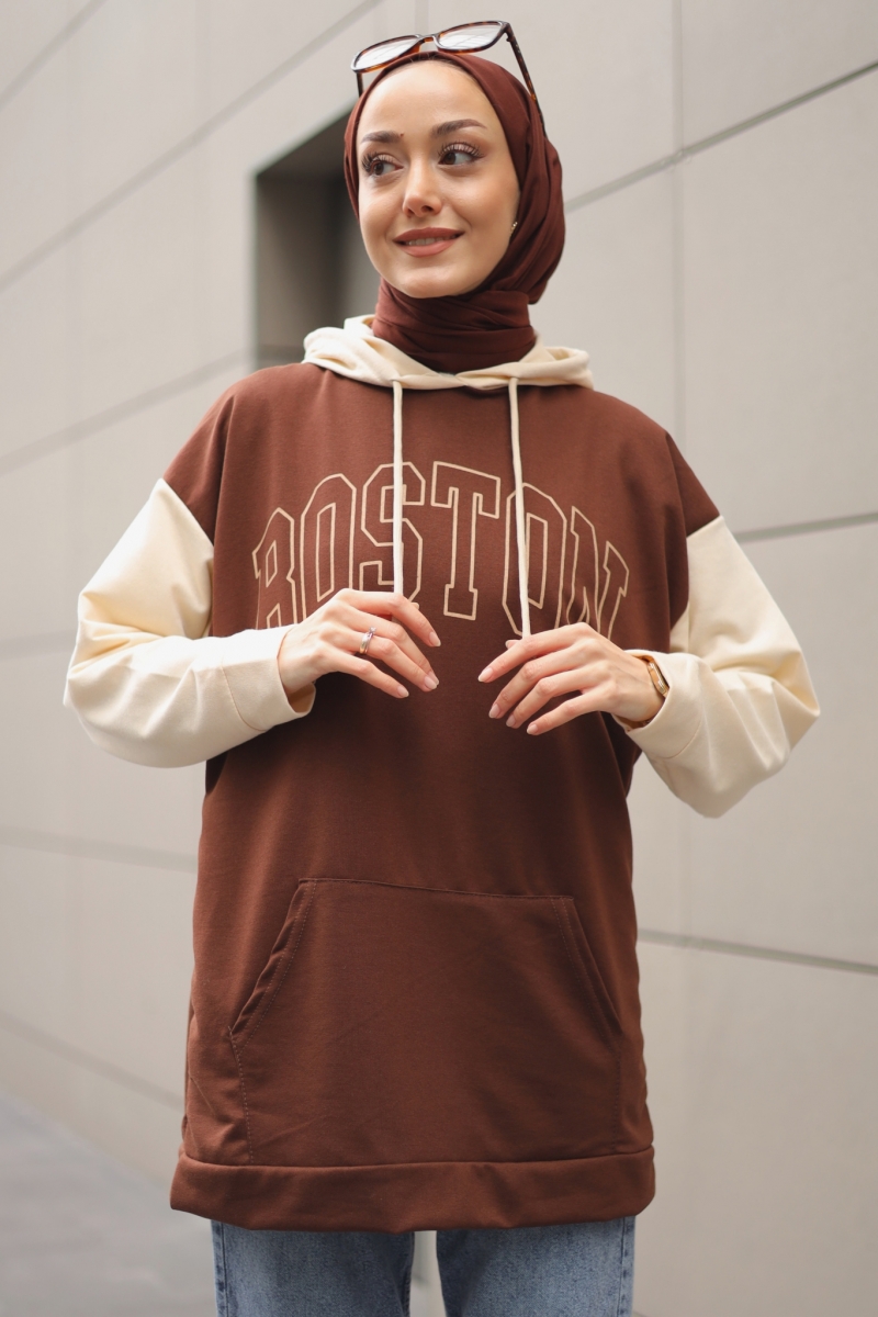 Boston Acı Kahve Sweat