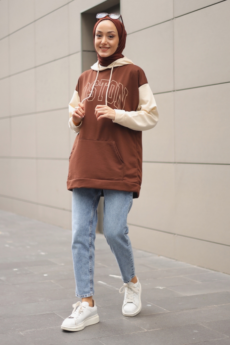 Boston Acı Kahve Sweat