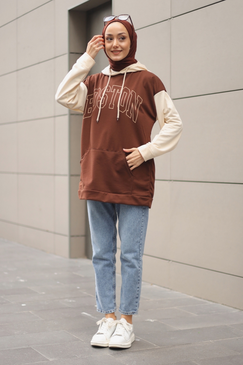 Boston Acı Kahve Sweat