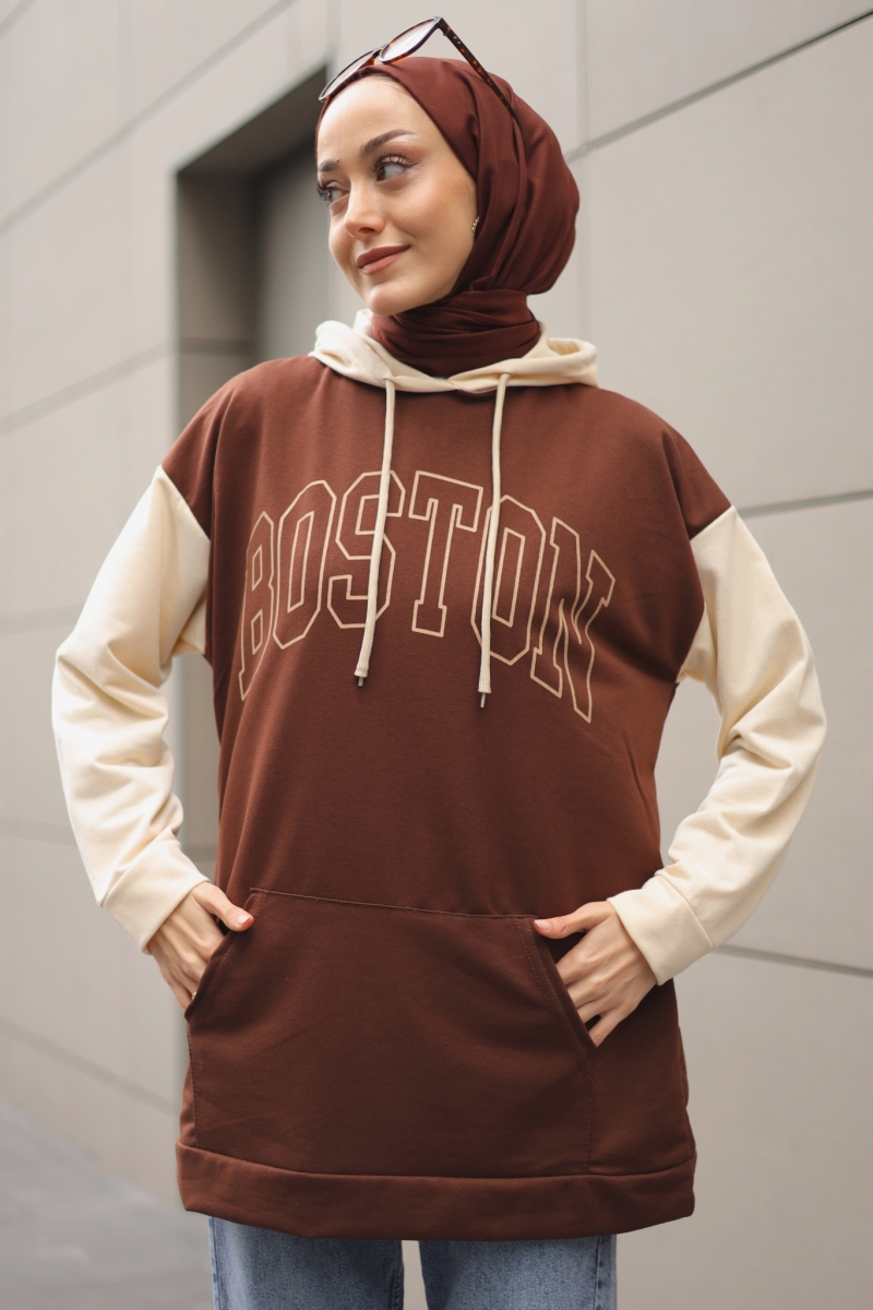 Boston Acı Kahve Sweat