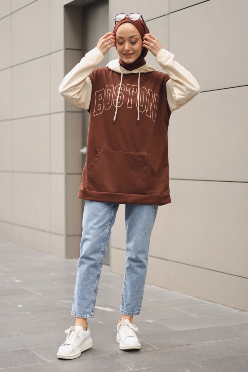 Boston Acı Kahve Sweat